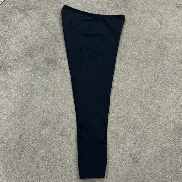 90 Degrees by Reflex Power Flex Yoga Pant High Waisted 7/8 Ankle Length Leggings - Picture 4 of 9